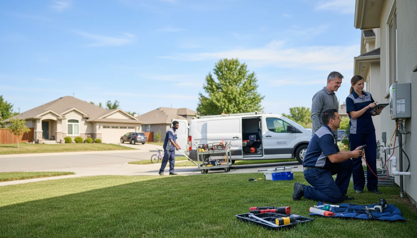 Tankless water heater service in Fielding, UT
